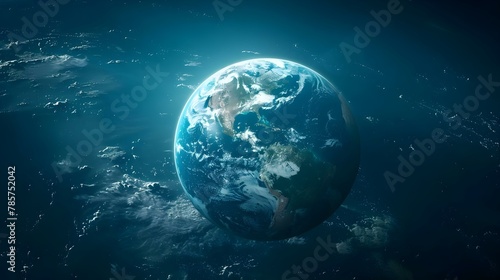 Earth's Ozone: Harmonize Conservation. Concept Environment, Ozone Layer, Conservation, Earth's Atmosphere, Climate Change