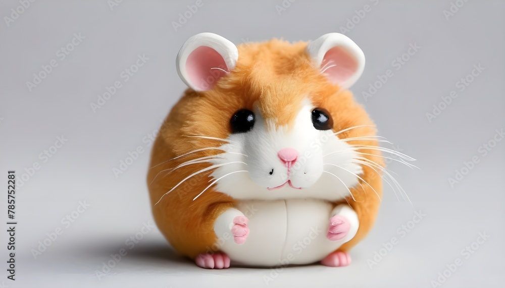 Teddy Bear Hamster: Combine the round body and cuddly fur of a teddy bear with the small size and twitching nose of a hamster, resulting in a pocket-sized pet that loves to snuggle up in cozy nests. m