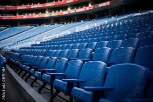 Empty sport stadium seats © blvdone