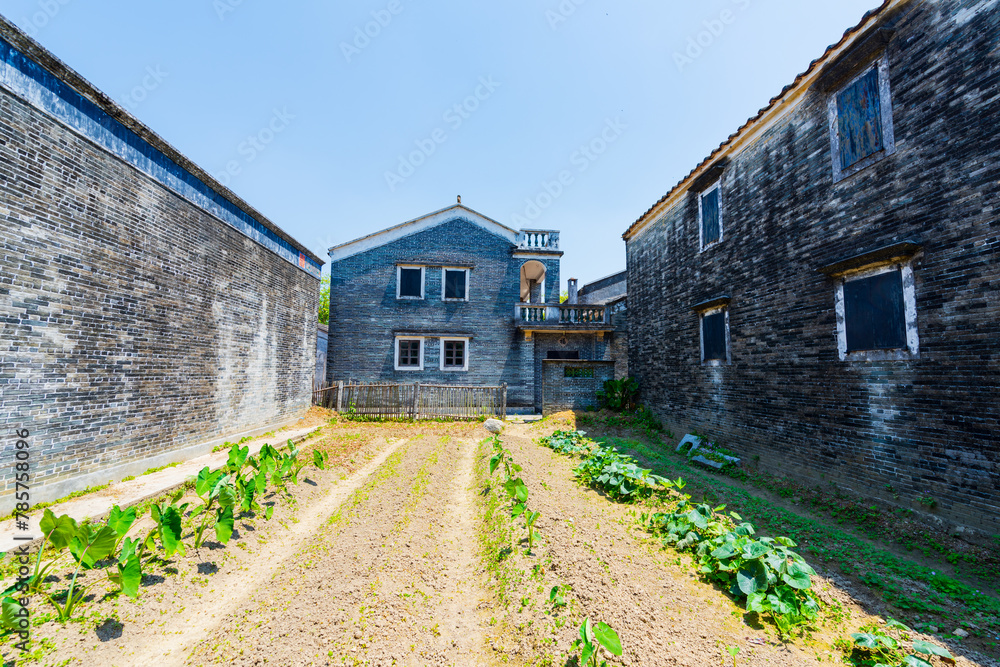 Diaolou Group in Zili Village, Kaiping Diaolou, Jiangmen, Guangdong, China