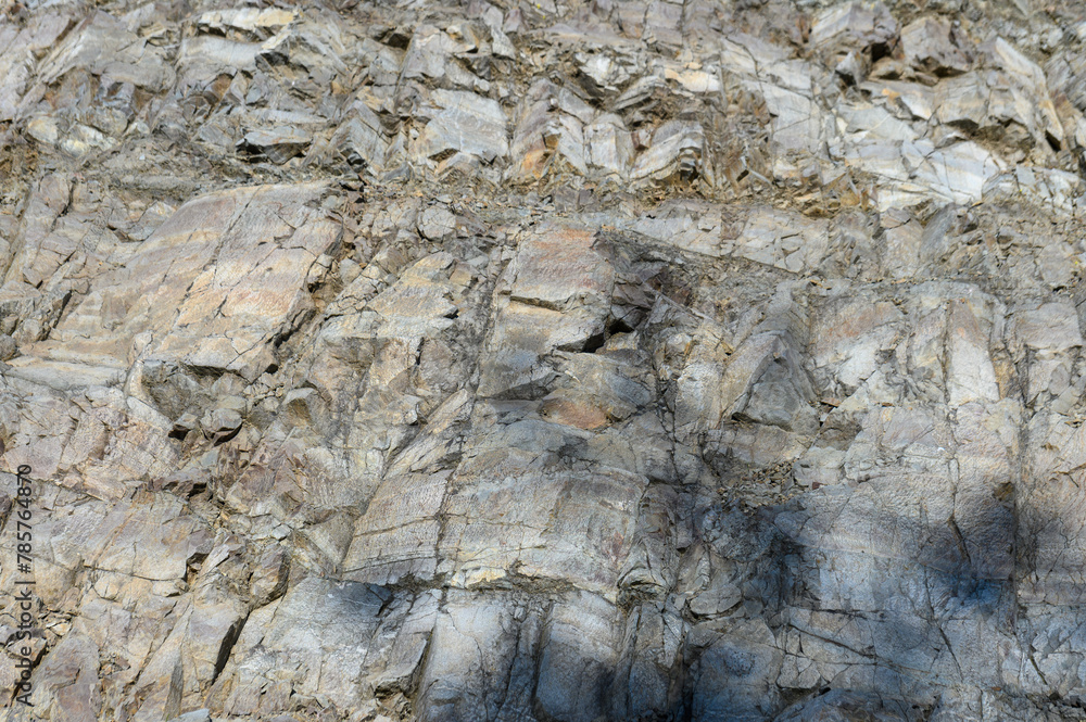 Fototapeta premium Textured stone sandstone surface. Close up image 2