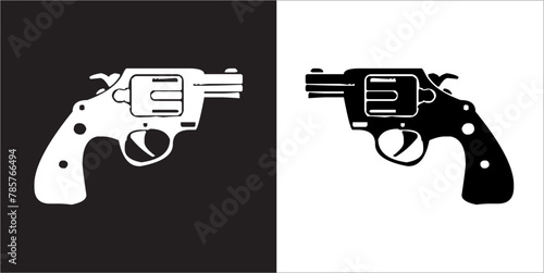 IIlustration Vector graphics of Pistol icon