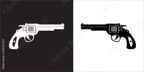 IIlustration Vector graphics of Pistol icon