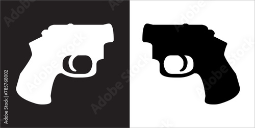 IIlustration Vector graphics of Pistol icon