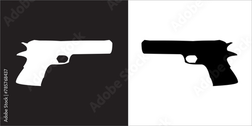 IIlustration Vector graphics of Pistol icon