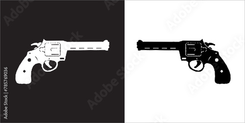 IIlustration Vector graphics of Pistol icon