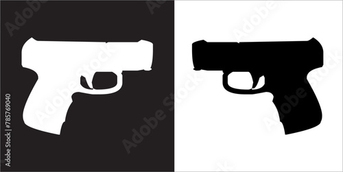 IIlustration Vector graphics of Pistol icon