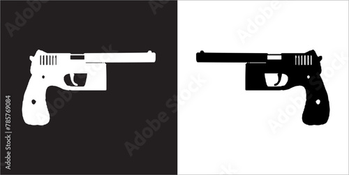 IIlustration Vector graphics of Pistol icon