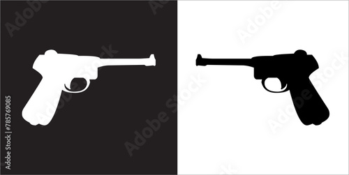 IIlustration Vector graphics of Pistol icon
