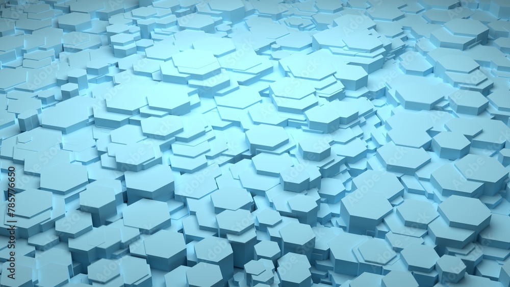 Blue background with honeycomb Blue background with honeycomb