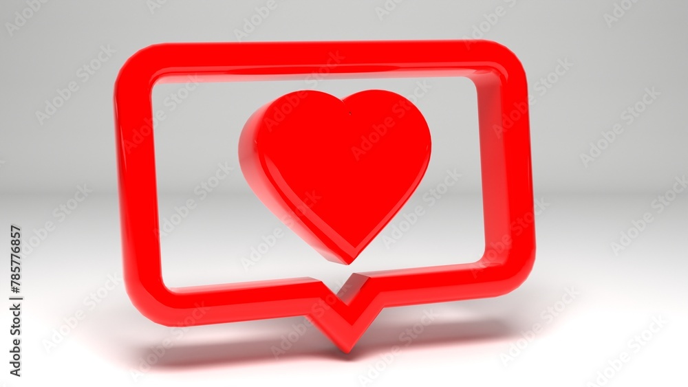 red heart in a box red heart in a box