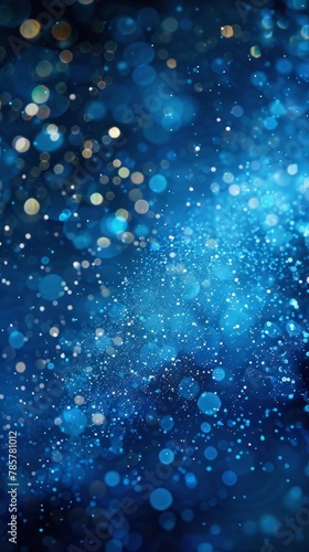 Glittery blue background, shimmering with dazzling sparkle and shine