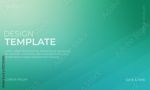 Vibrant Vector Gradient Grainy Texture with Green Teal and Turquoise Shades