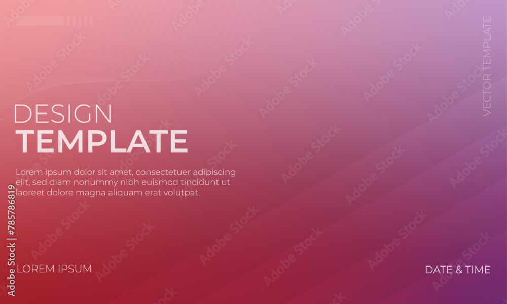 Colorful Vector Gradient Grainy Texture with Red Lavender and Maroon Shades
