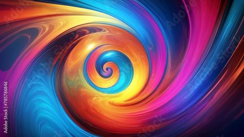 abstract colorful swirl background with motion blur effect