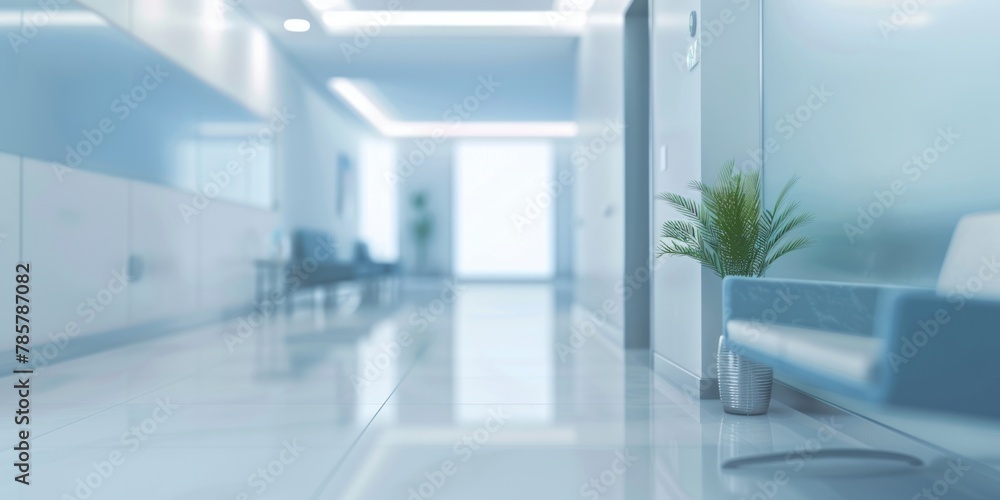 Brightly lit hallway with sunlight streaming through multiple windows, offering a warm and welcoming environment Brightly lit hallway with sunlight streaming through multiple windows, offering a warm and welcoming environment