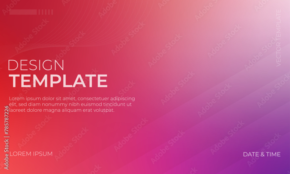 Vibrant Vector Gradient Grainy Texture with Red Purple and Pink Tones