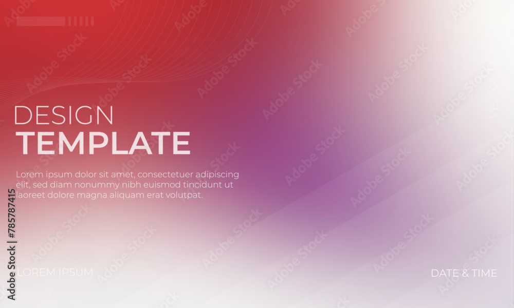 Modern Red White and Purple Gradient Grainy Texture Artwork in Vector Format