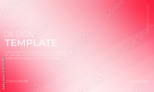 Vibrant Vector Gradient Grainy Texture in Red White Pink Colors