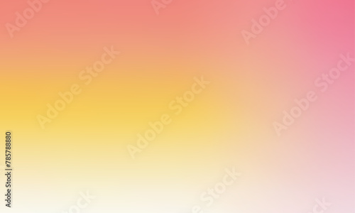 Stylish Pink Yellow and White Vector Gradient Grainy Texture Illustration