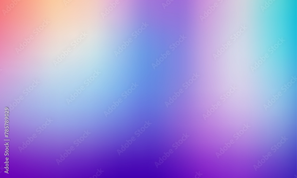 Colorful Spectrum Serenity Vector Background with Grainy Texture