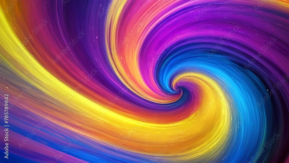Obraz premium abstract colorful swirl background with motion blur effect