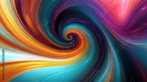 abstract colorful swirl background with motion blur effect