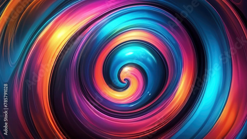 abstract colorful swirl background with motion blur effect