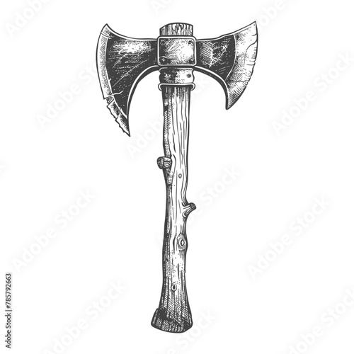 ax images using Old engraving style body black color only