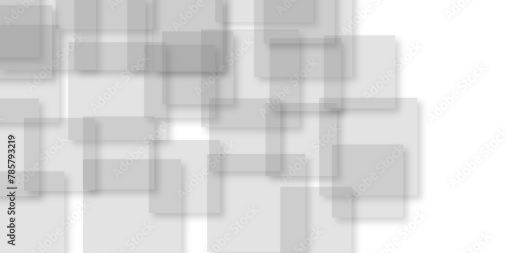 Abstract geometric gray vector pattern in square style. white transparent material in triangle diamond and squares shapes in random geometric pattern.  You can use for add, poster, design artwork, 