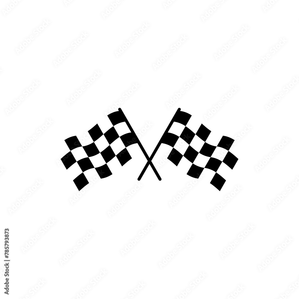 Race flag icon vector isolated on white background. Competition sport flag line vector icon. Racing flag. Start finish flag. Checkered. Start Race flag icon vector isolated on white background. Competition sport flag line vector icon. Racing flag. Start finish flag. Checkered. Start
