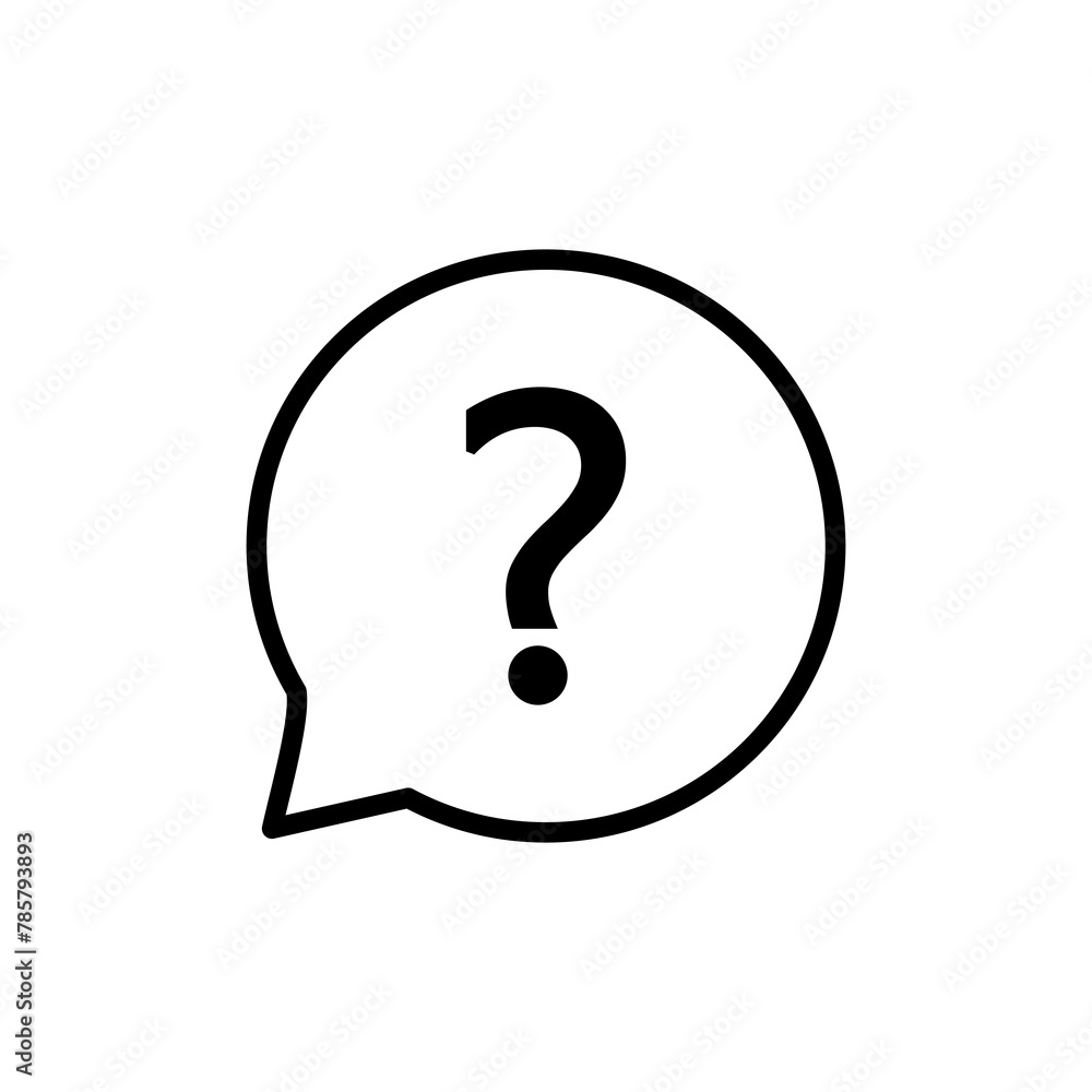 Question Icon vector isolated on white background. Question mark sign. help icon. Faq Question Icon vector isolated on white background. Question mark sign. help icon. Faq