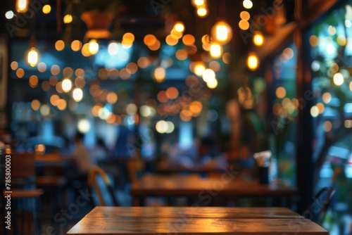 colorful blurred restaurant lights abstract bokeh background texture