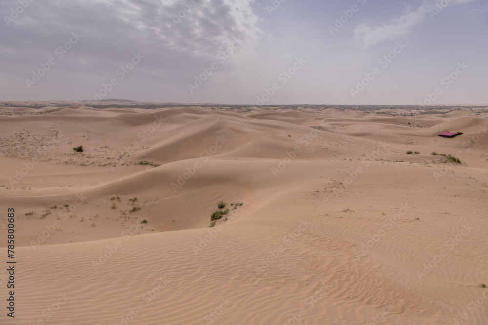 Corrosive sand in the Gobi desert in Inner Mongolia region, China Corrosive sand in the Gobi desert in Inner Mongolia region, China