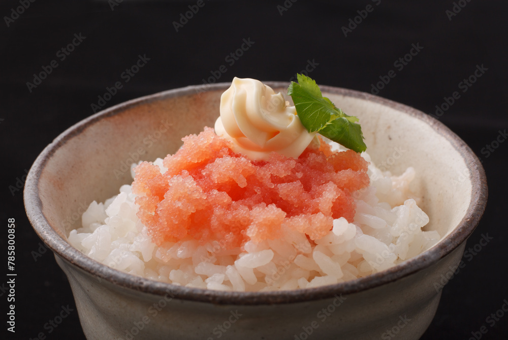 辛子明太子 白飯 辛子明太子 白飯