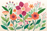 Charming floral backgrounds in white, perfect for adding a touch of elegance to any project.