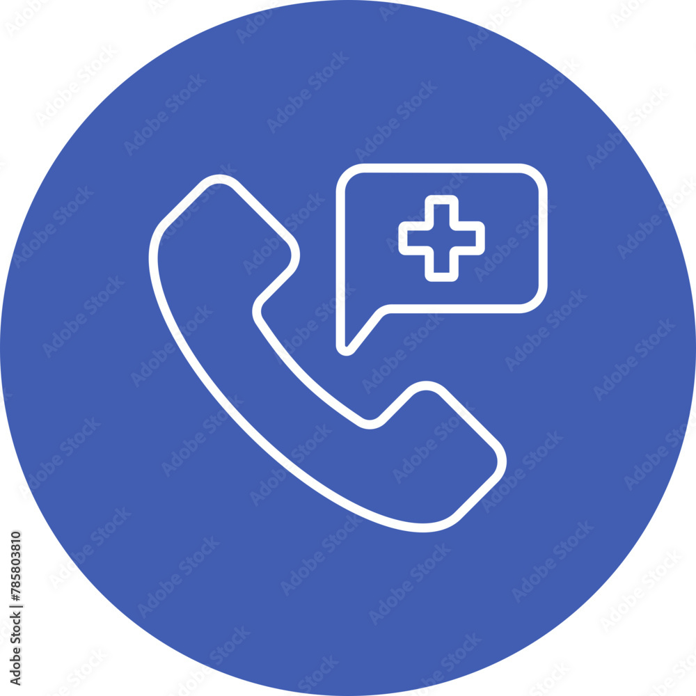 Obraz premium Emergency Phone Icon