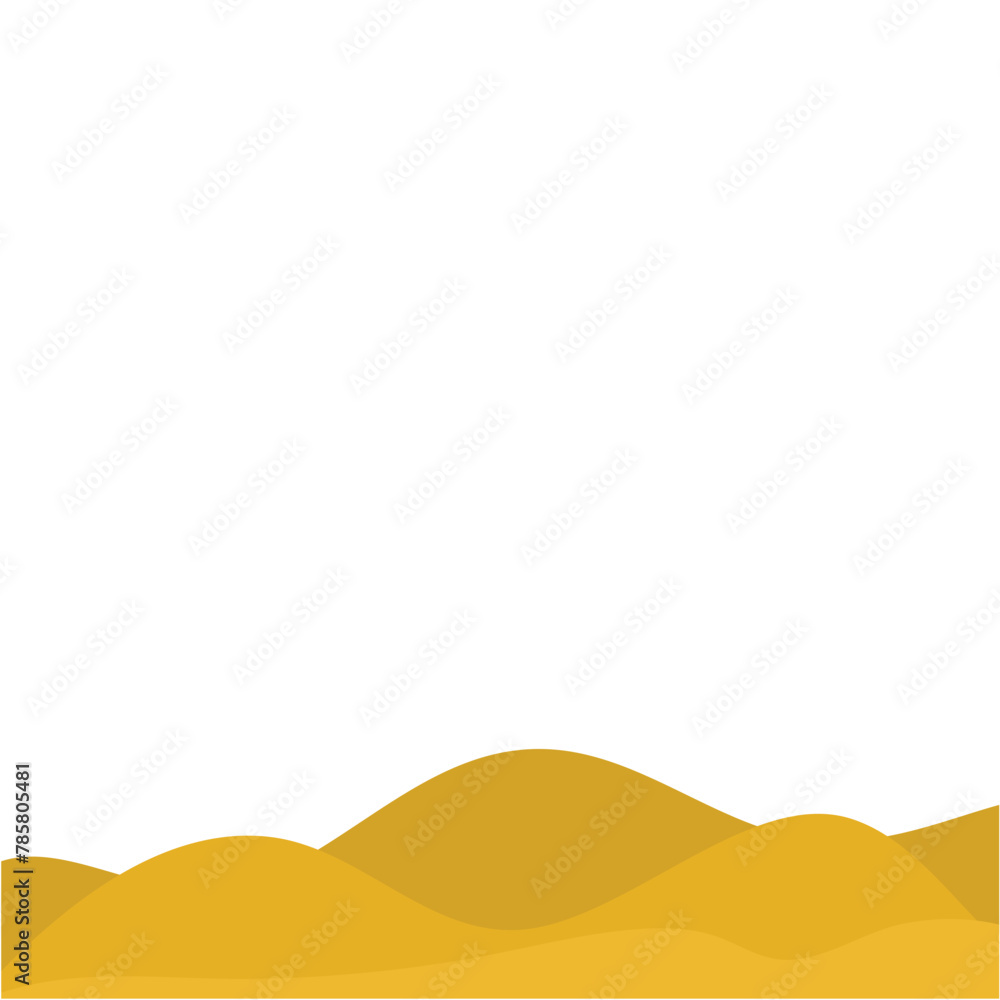 Sand Desert Page Border