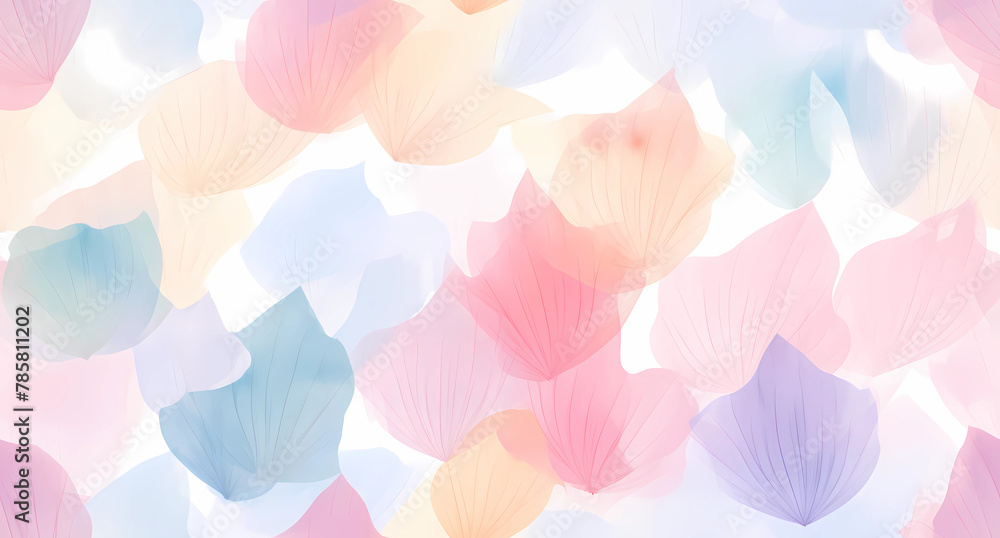 Abstract pastel watercolor background with soft colors and delicate brush strokes
