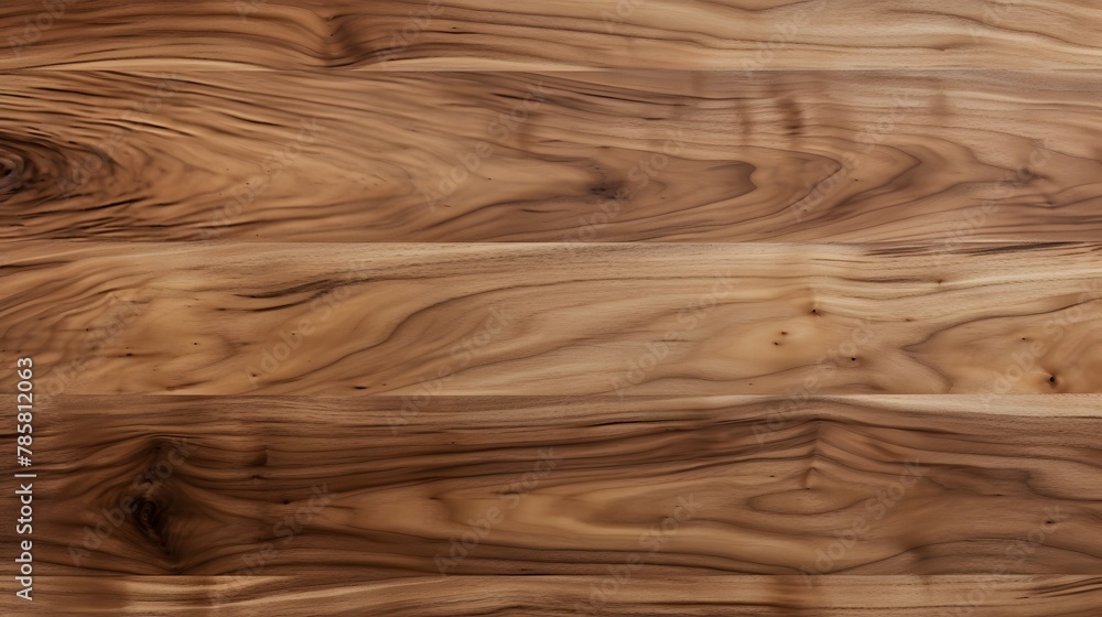 Obraz premium Seamless Natural Wood Texture, Polished Wooden Surface Background for Design