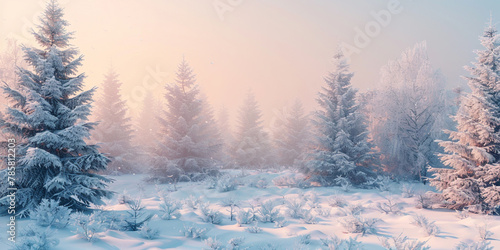 Winter christmas background .  © ALI