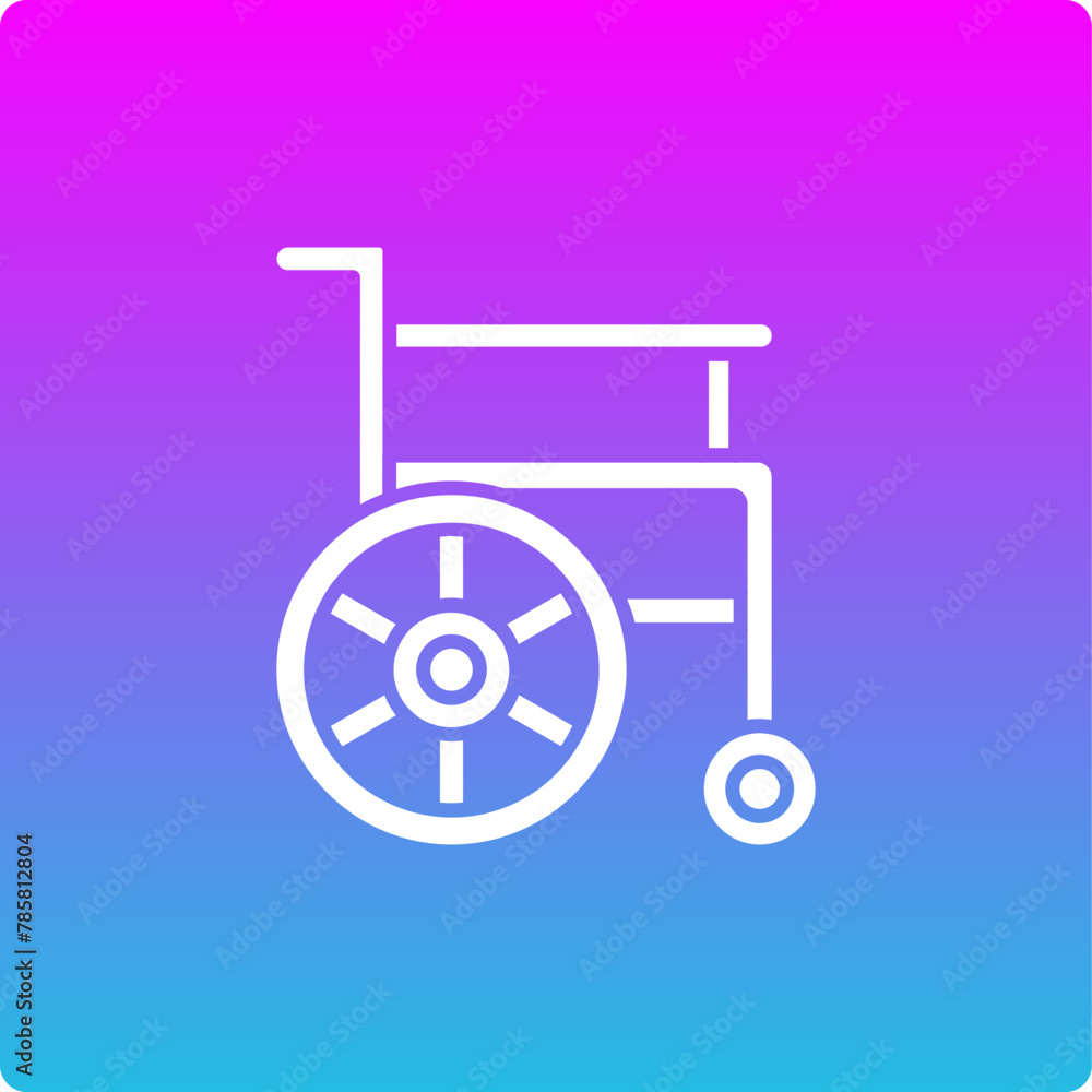 Wheel Chair Icon Wheel Chair Icon