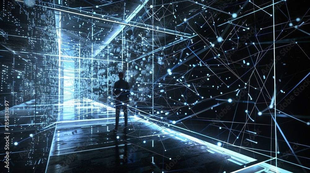 Virtual network of spatial images Virtual network of spatial images