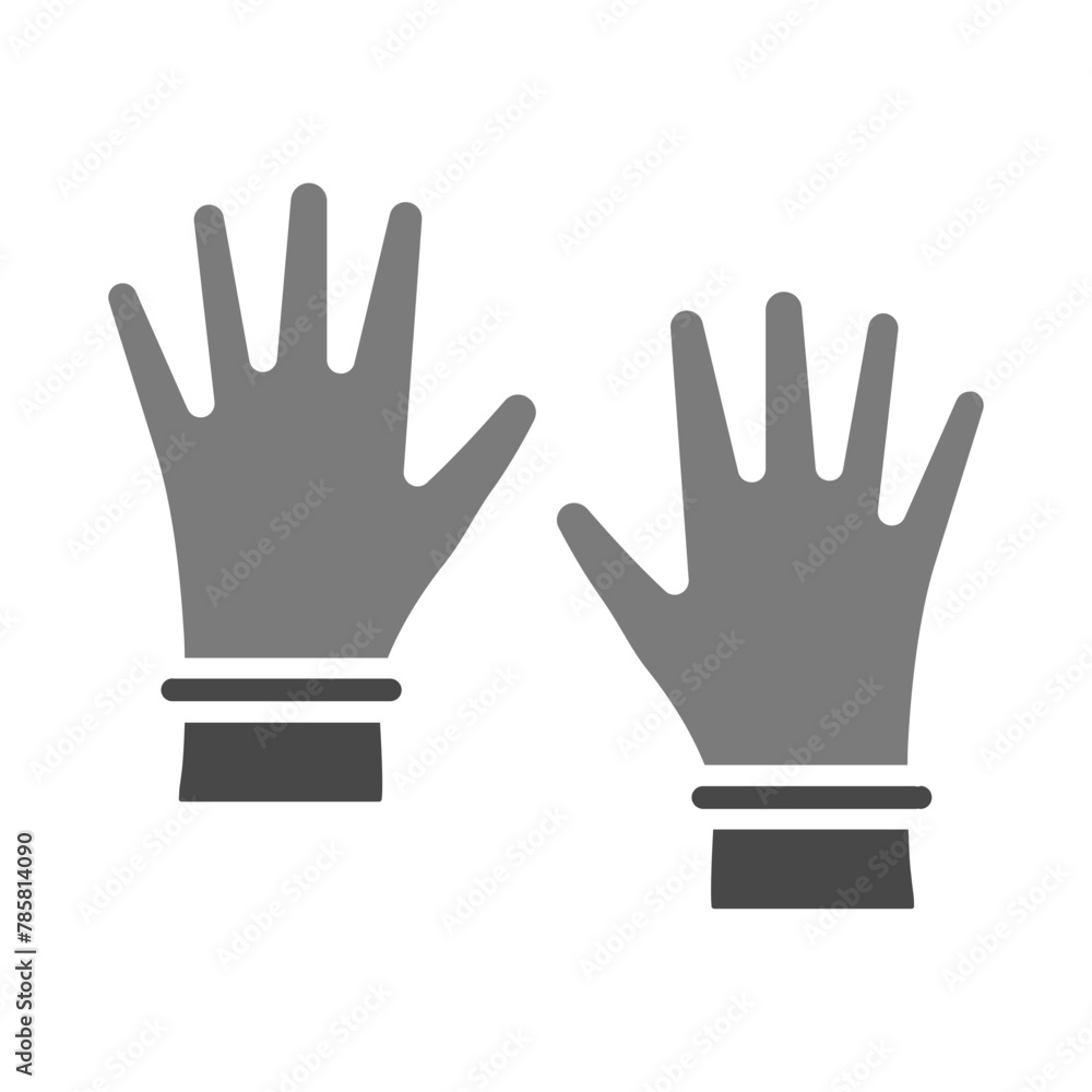 Rubber Gloves Icon Rubber Gloves Icon