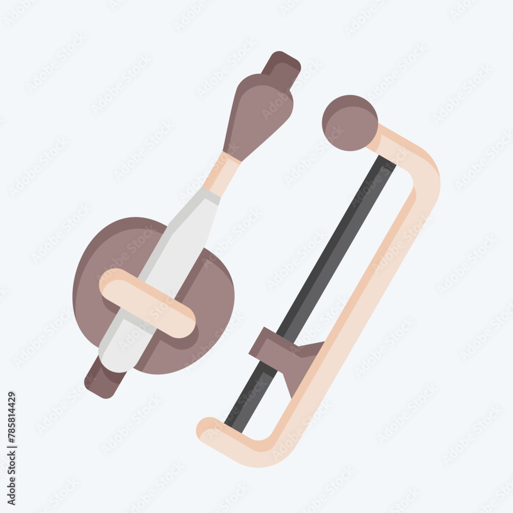Icon Tro. related to Cambodia symbol. flat style. simple design editable. simple illustration Icon Tro. related to Cambodia symbol. flat style. simple design editable. simple illustration