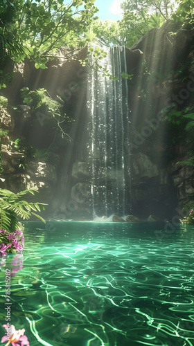 Waterfall in the jungle