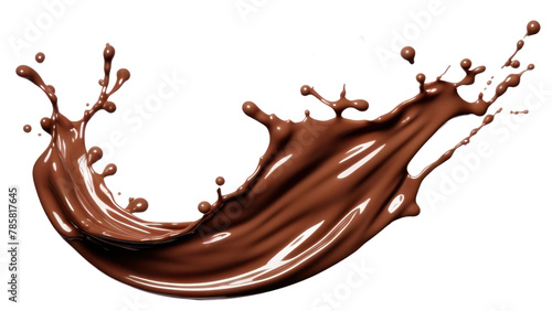 PNG Chocolate white background refreshment splattered © Rawpixel.com
