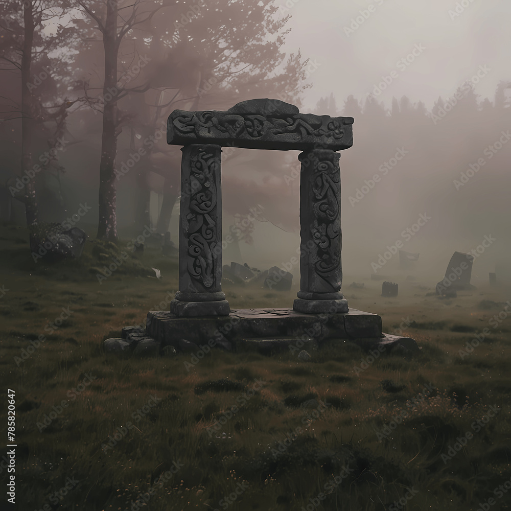 Fototapeta premium Celtic Scenes