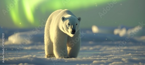 Arctic Solitude  Journeying Through the Untouched Tundra with Polar Bears