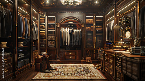 In the realm of fashion and refinement an interior